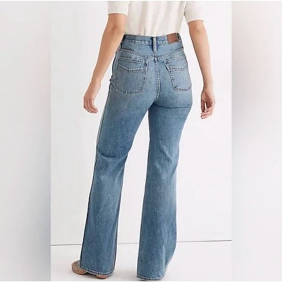 MADEWELL 11" High-Rise Flare Jeans 28 - Picture 2 of 12